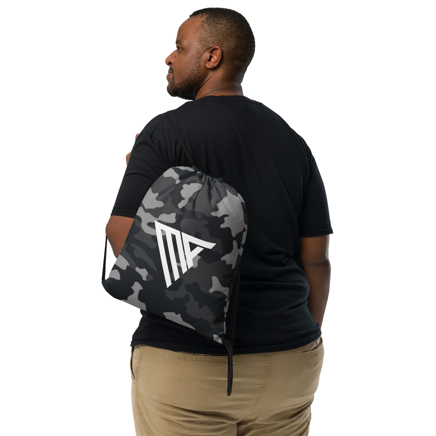 MA Black/Grey Camo Gym Bag