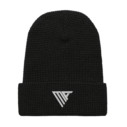 MA Black Waffle beanie